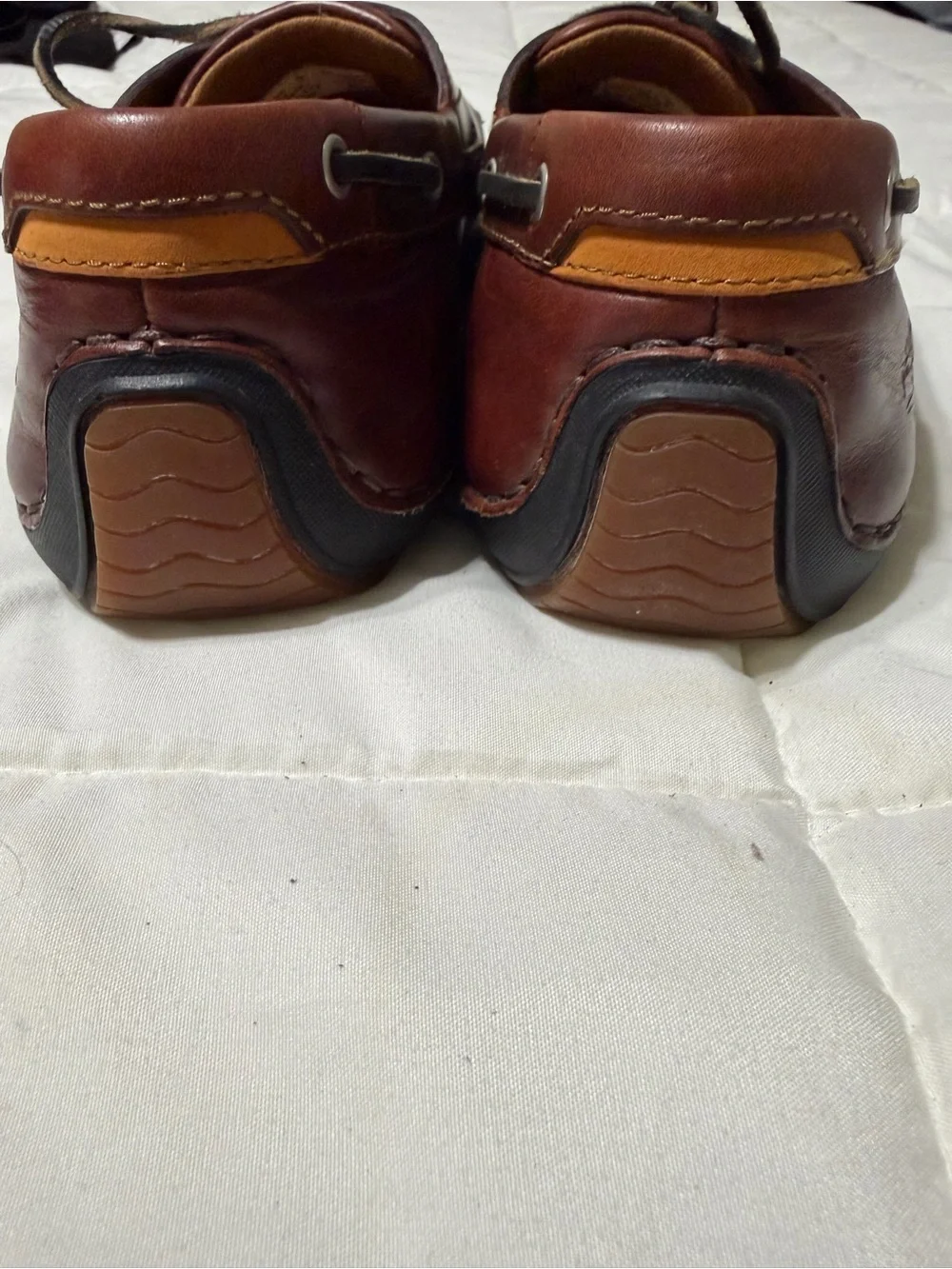 Timberland leather boat